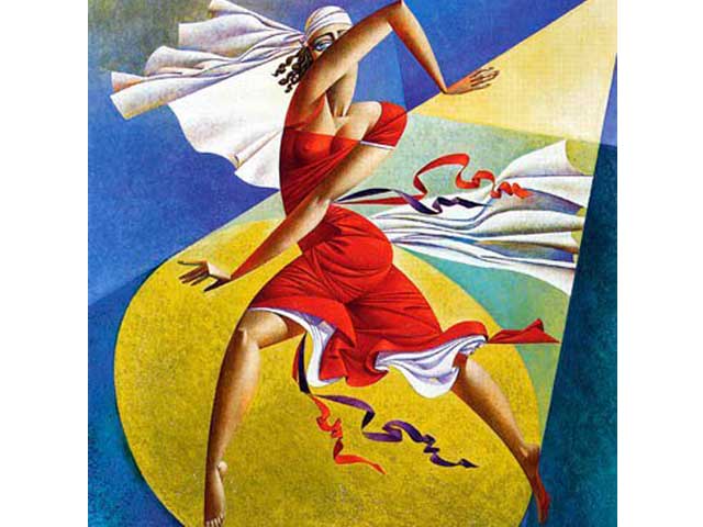 georgy-kurasov-Russian-contemporary-colorful-emotive-cubist-painter