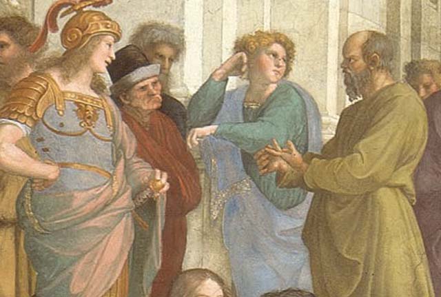 Raphael-raffaello-sanzio-School-Athens-Pope-Julius-rivalry-Michelangelo